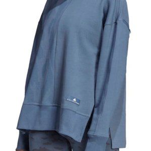 Adidas by Stella McCartney Camo Detail Vented Sweatshirt in Tech Ink - Medium